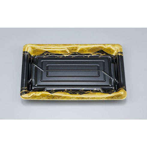 【蓋付き】SF鮨板24(菱蒔絵) 【本体50枚・蓋50枚セット】